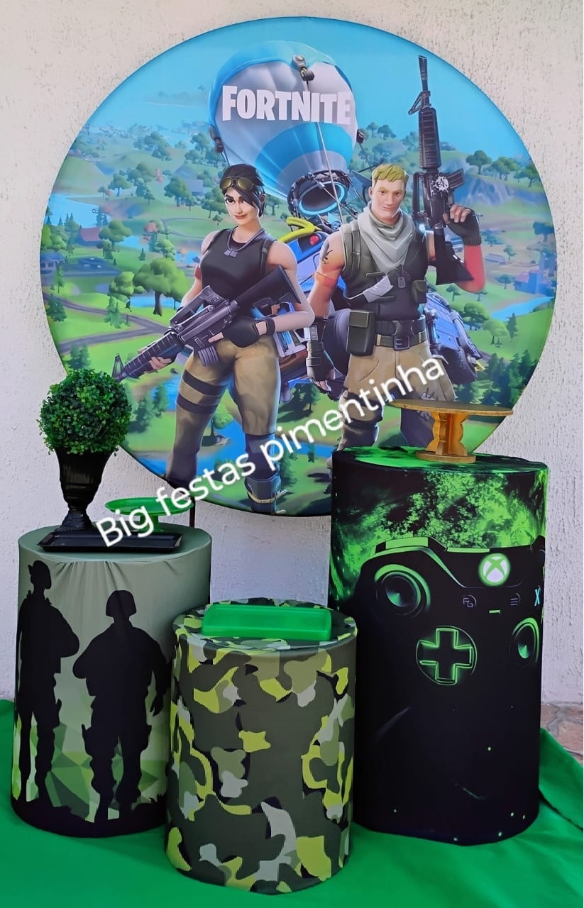 Kit Prata Fortnite - big festas pimentinha