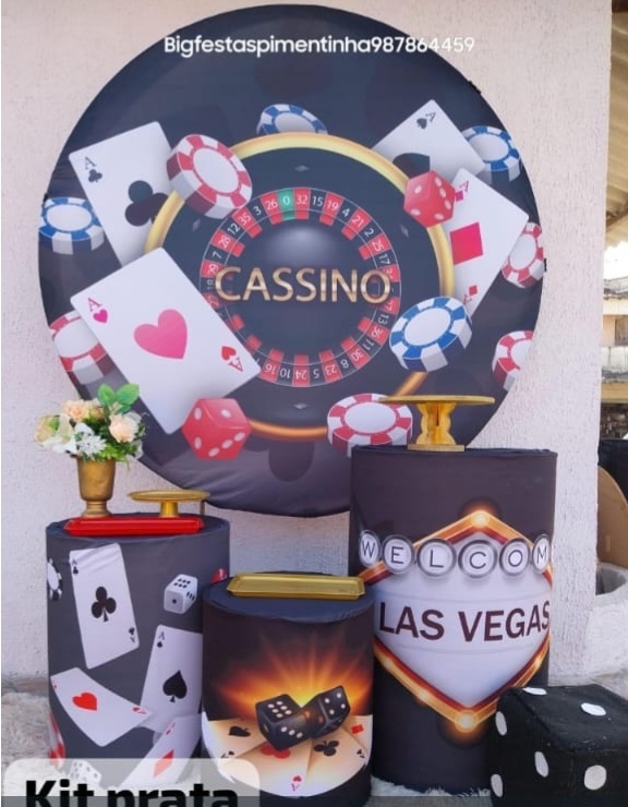 Kit Prata Cassino - big festas pimentinha