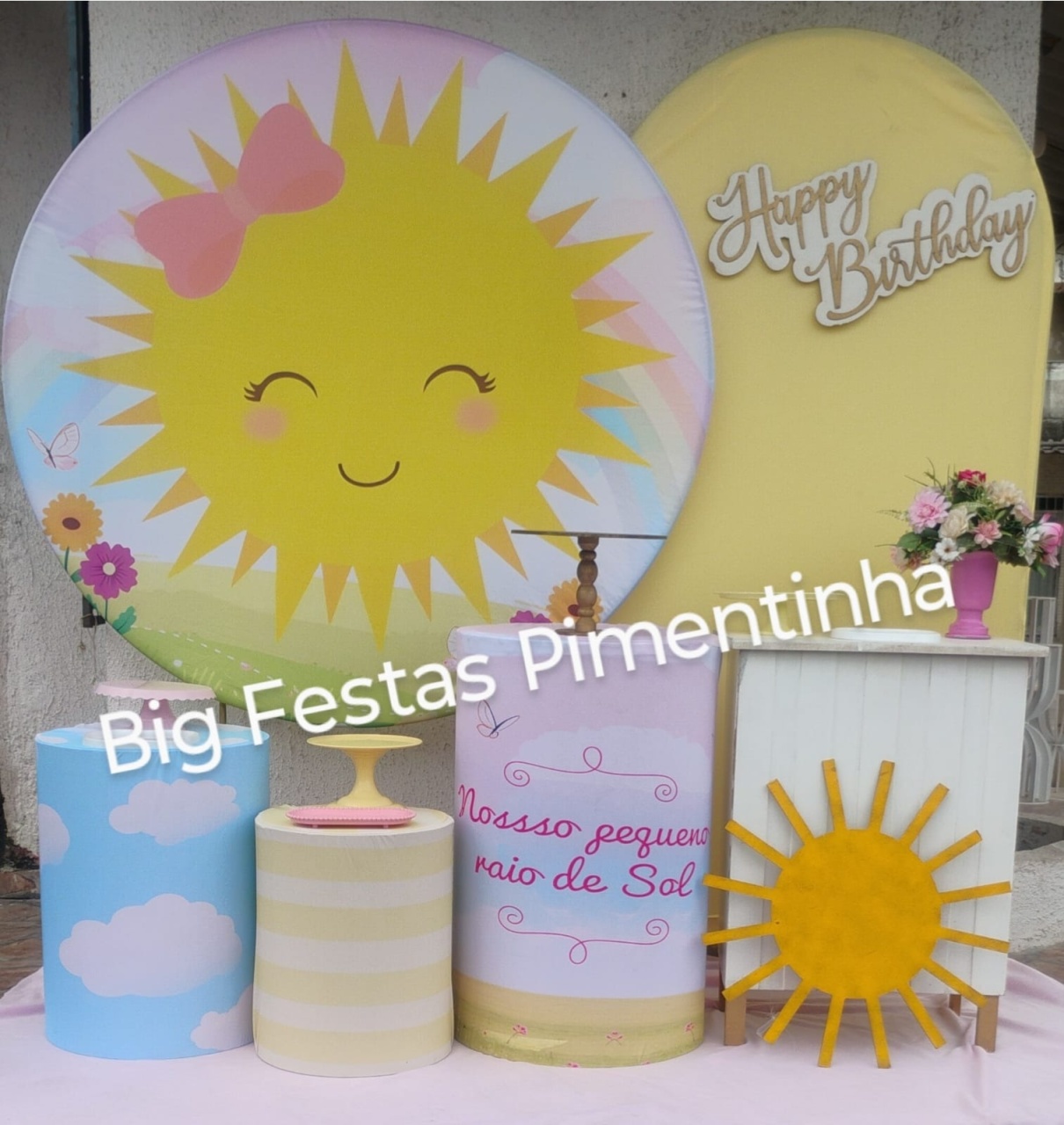 Kit Diamante Sol - big festas pimentinha
