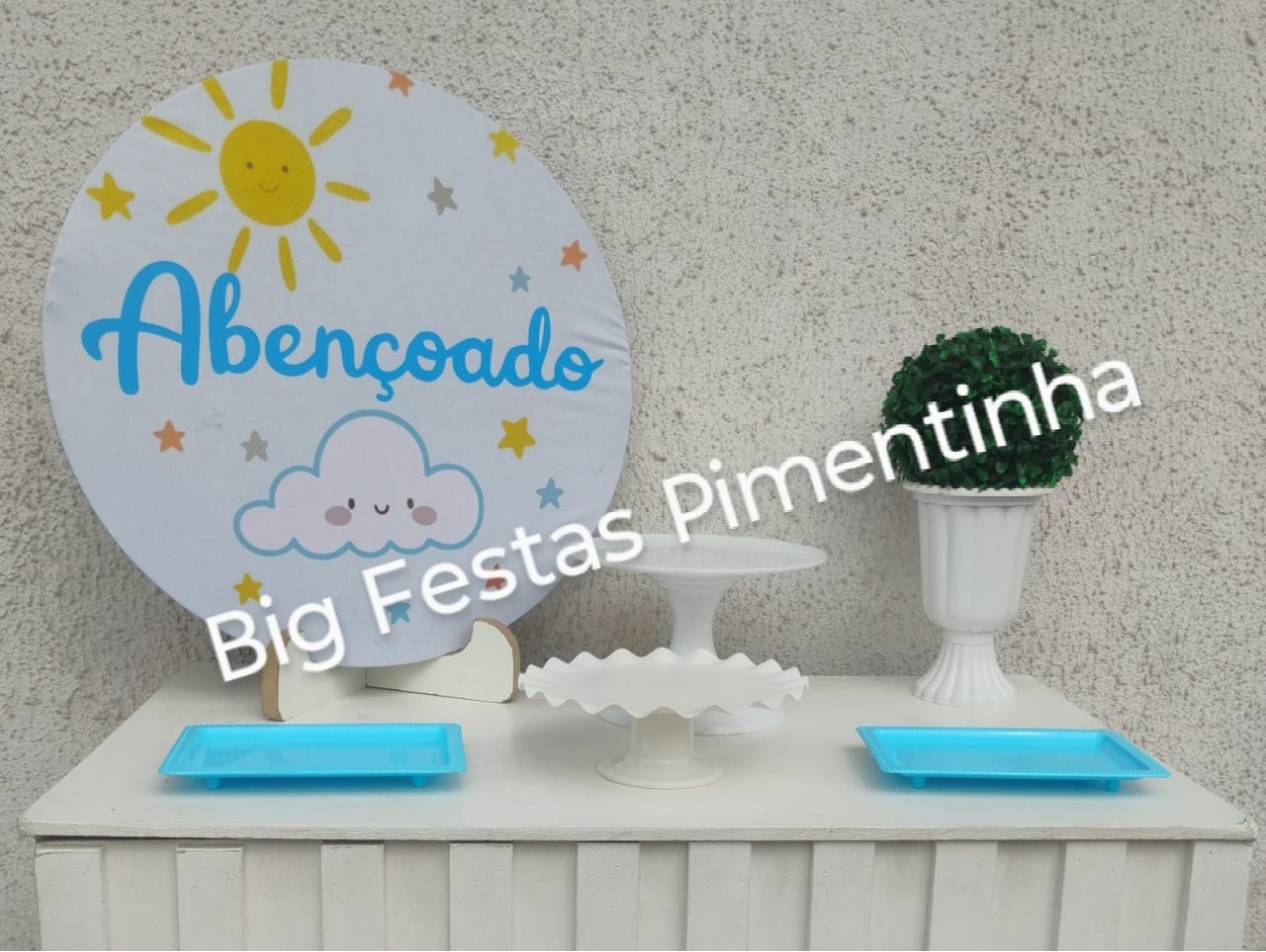 Kit Acessórios Abençoado - big festas pimentinha