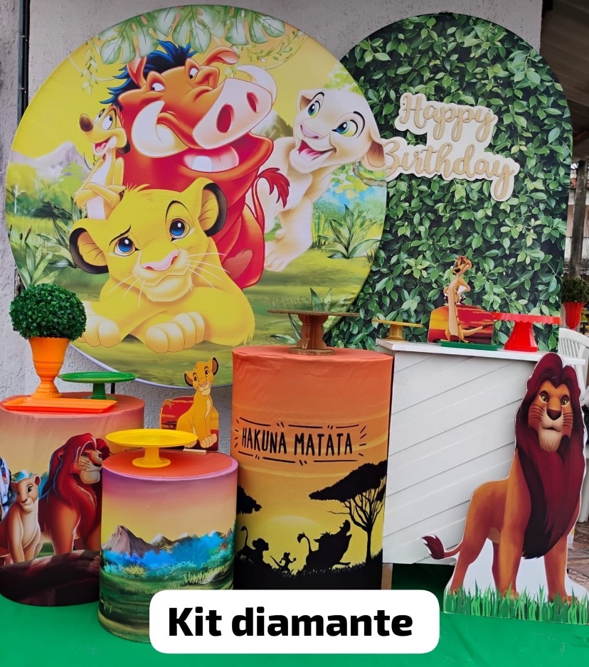 Kit Diamante Rei Leão E Simba 2 - big festas pimentinha