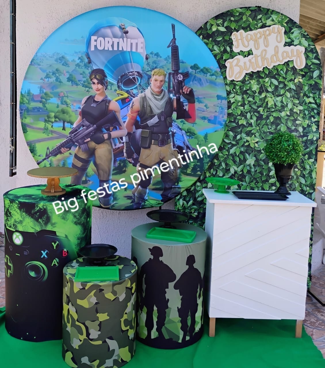 Kit Diamante Fortnite - big festas pimentinha