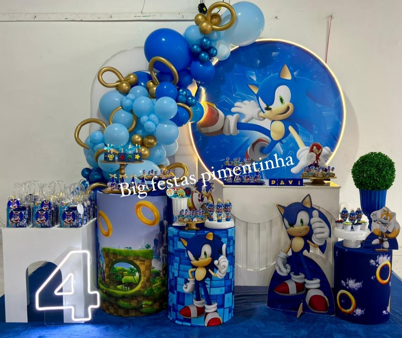Decoração Sonic 1 - big festas pimentinha