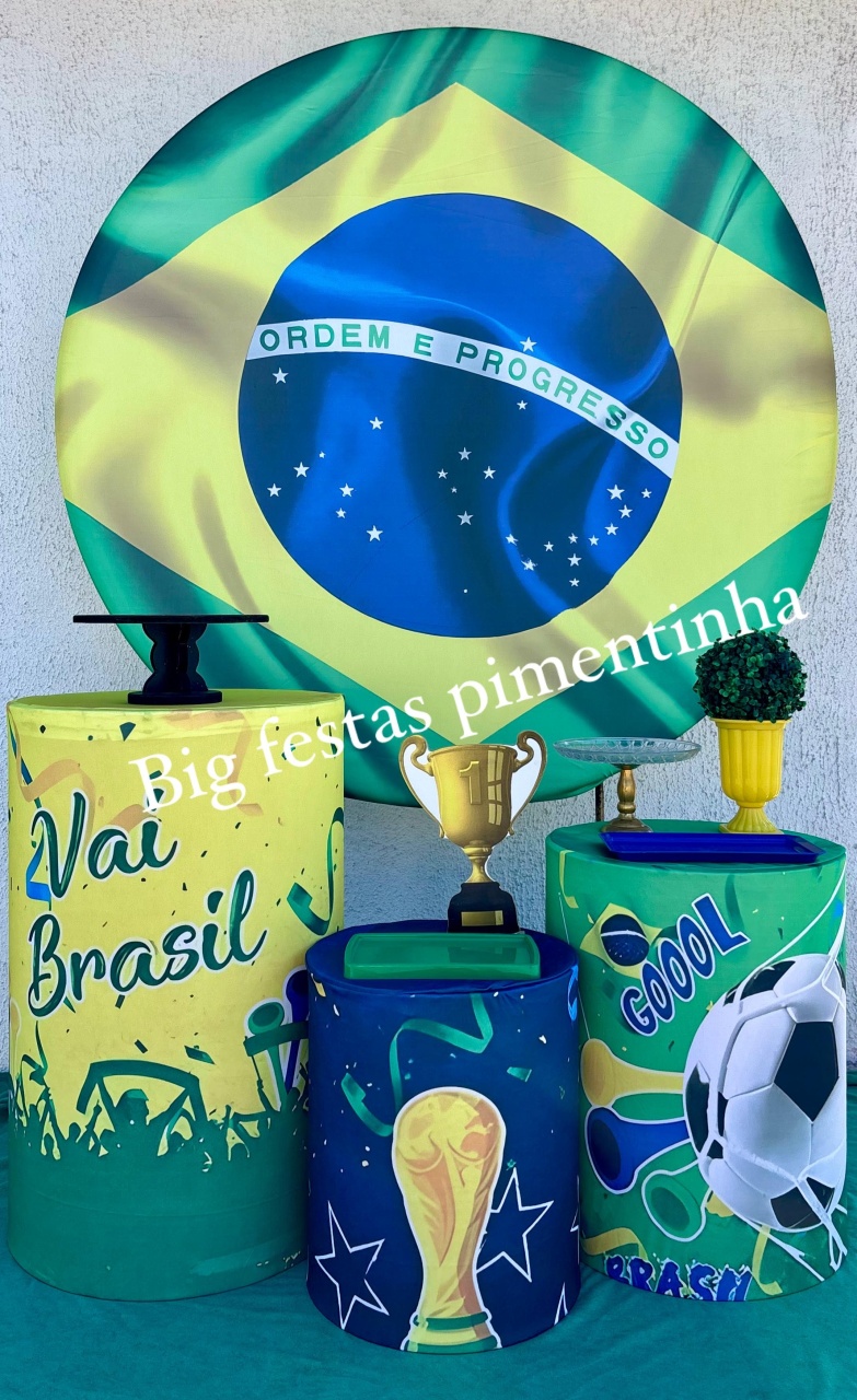 Kit Prata Brasil - big festas pimentinha