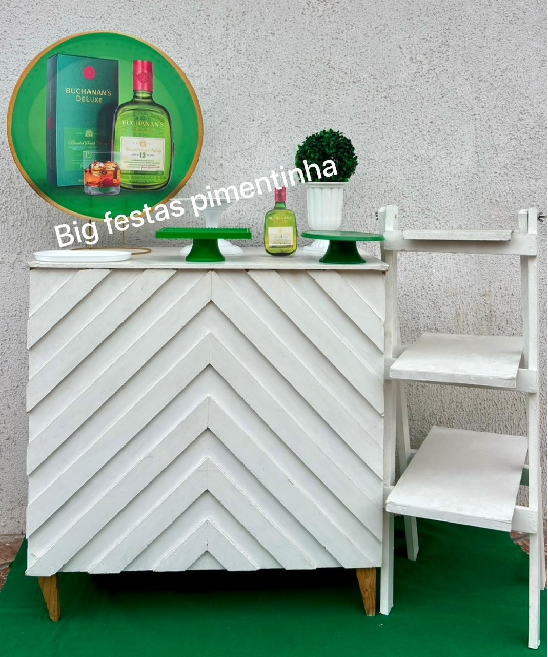 Kit Acessórios Whisky Buchanans - big festas pimentinha