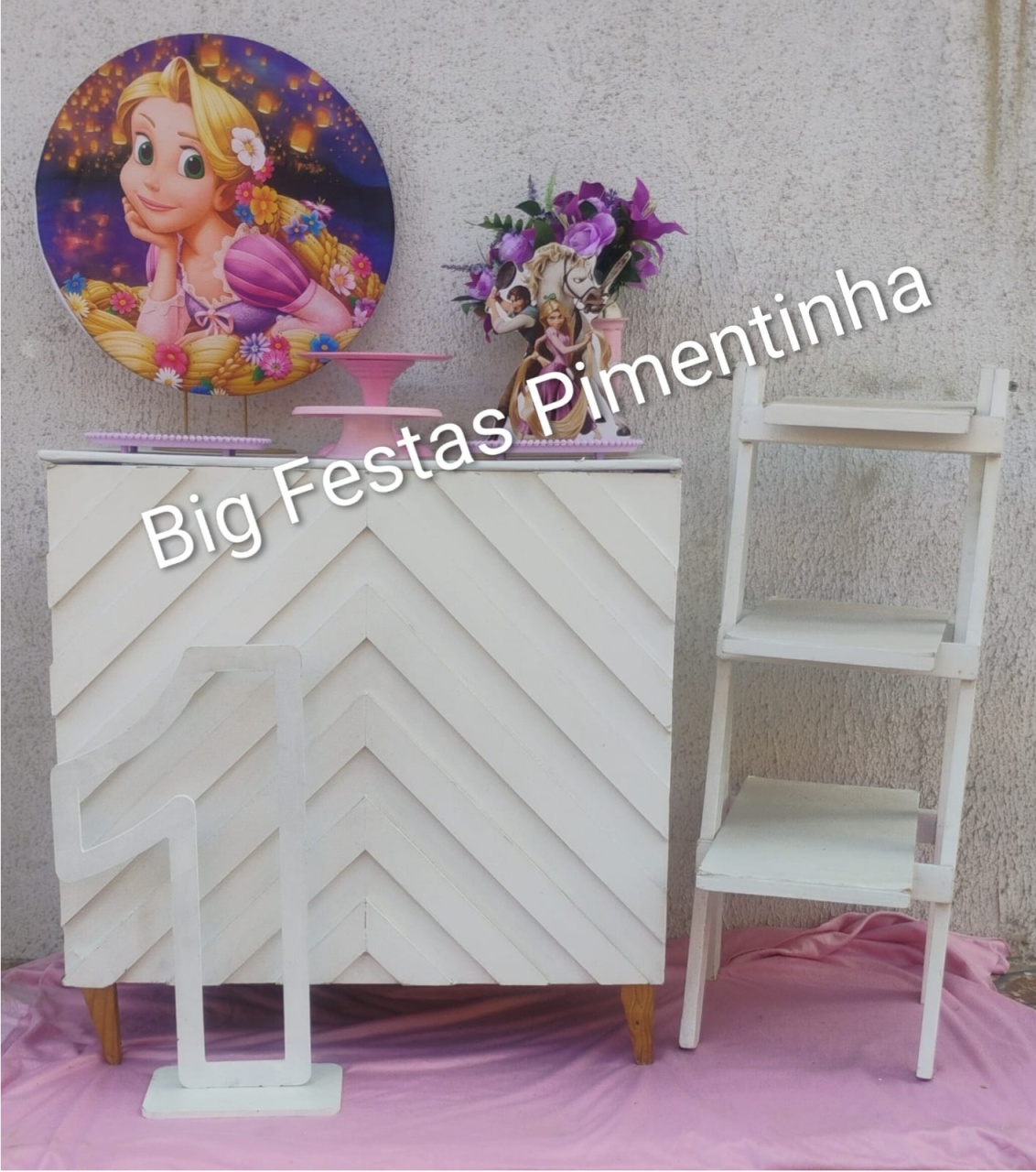 Kit Acessórios Rapunzel - big festas pimentinha