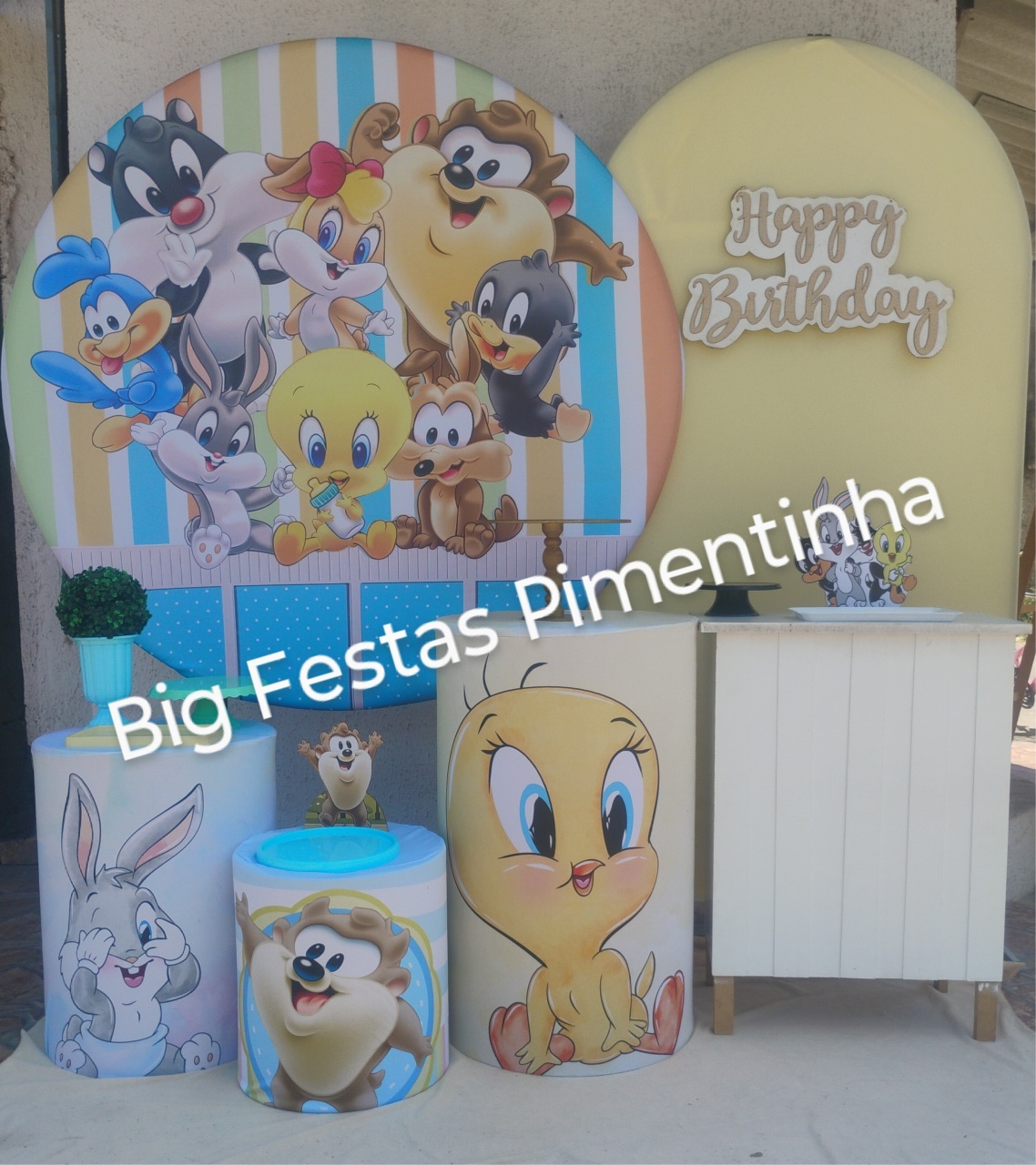 Kit Diamante Baby Looney Tunes - big festas pimentinha