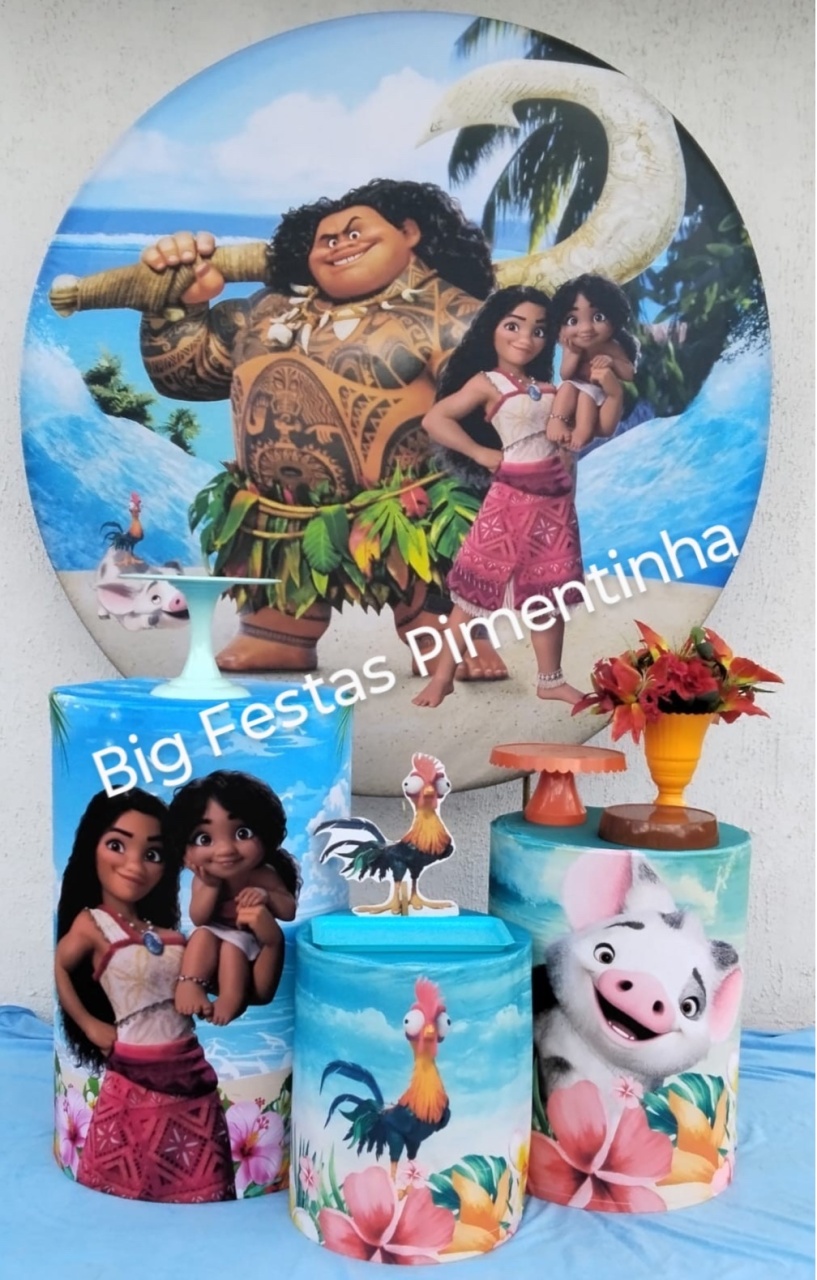 Kit Prata Moana 2 - big festas pimentinha