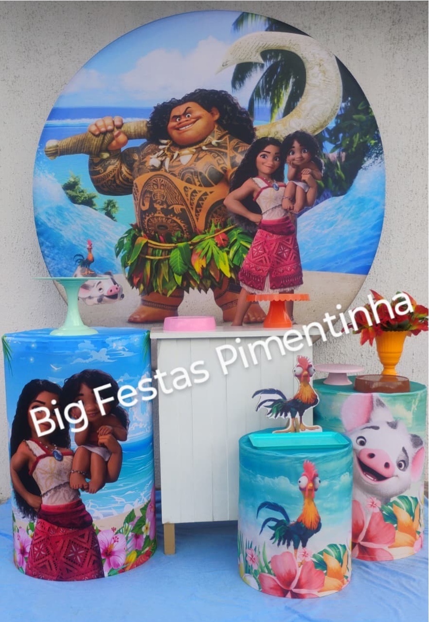 Kit Ouro Moana 2 - big festas pimentinha