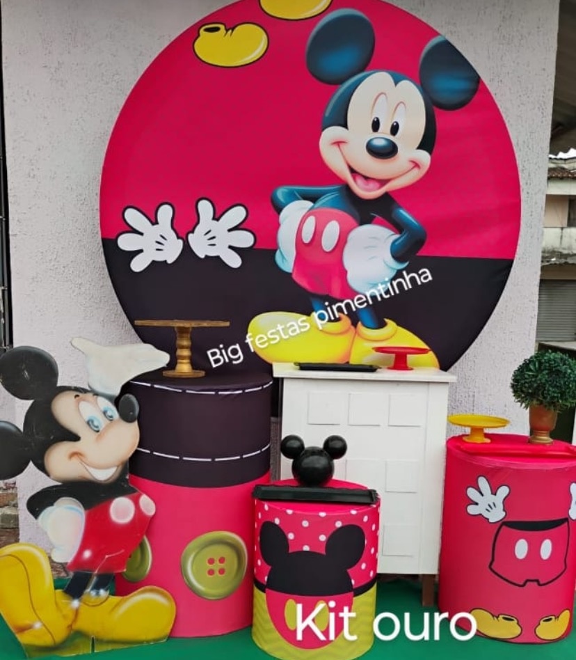 Kit Ouro Mickey - big festas pimentinha