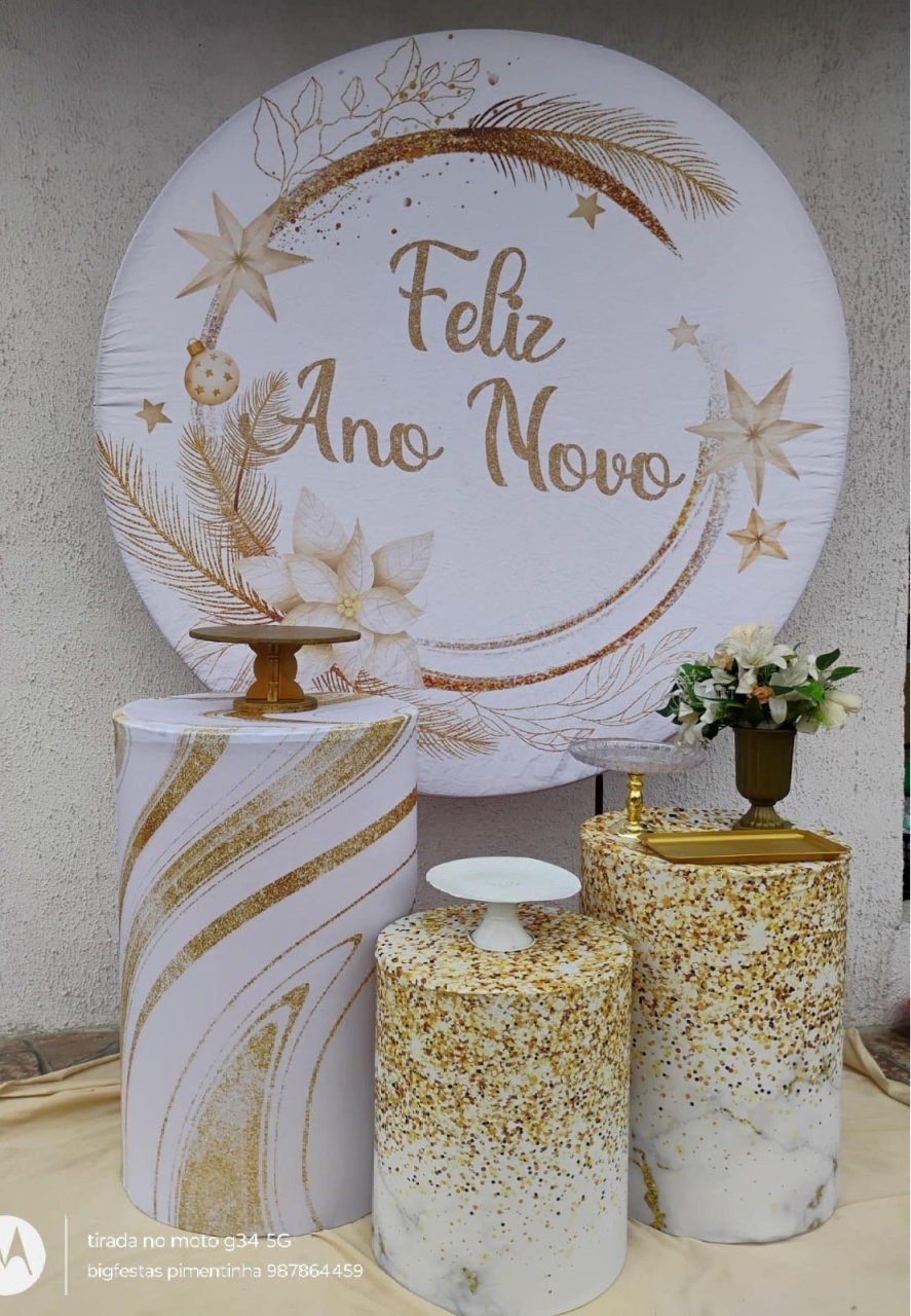 Kit Prata Feliz Ano Novo 3 - big festas pimentinha
