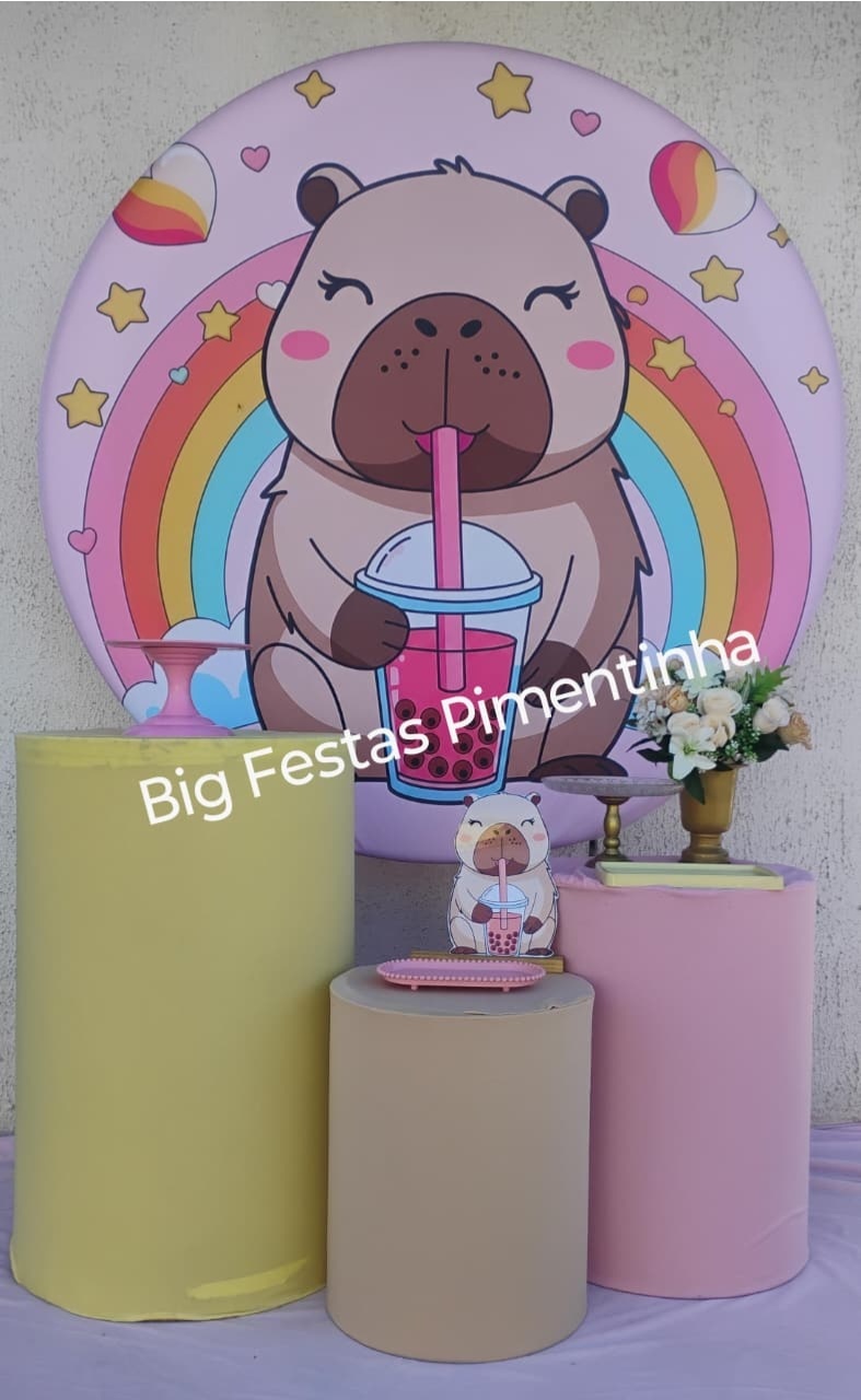 Kit Prata Capivara  - big festas pimentinha
