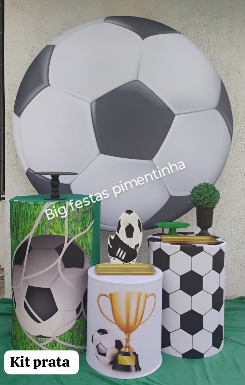 Kit Prata Futebol 1 - big festas pimentinha