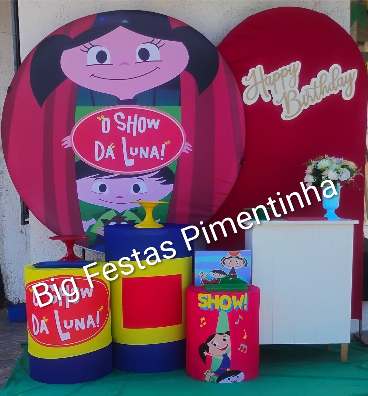 Kit Diamante Show da Luna - big festas pimentinha