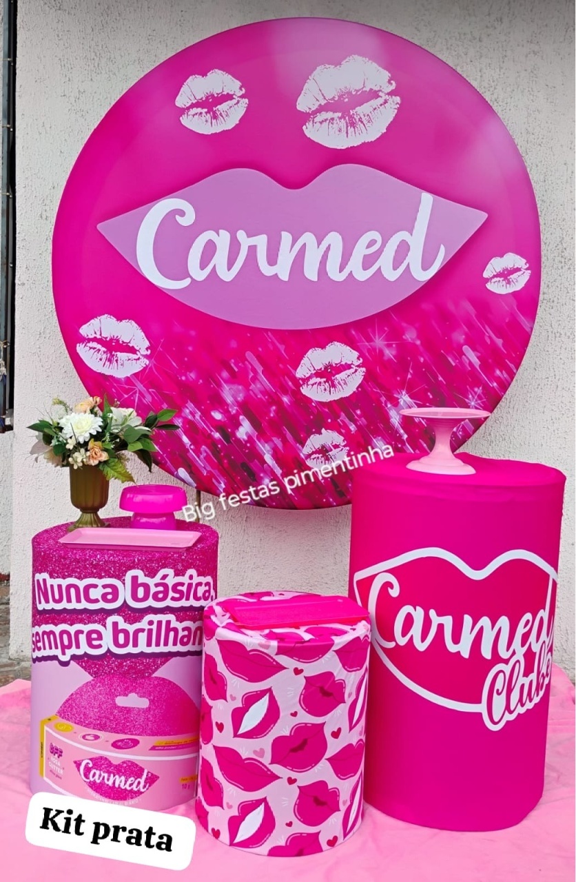 Kit Prata Carmed  - big festas pimentinha