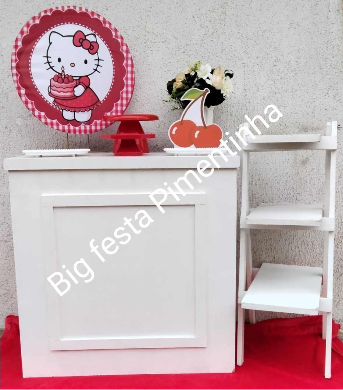 Kit Acessório Hello Kit Vermelha - big festas pimentinha
