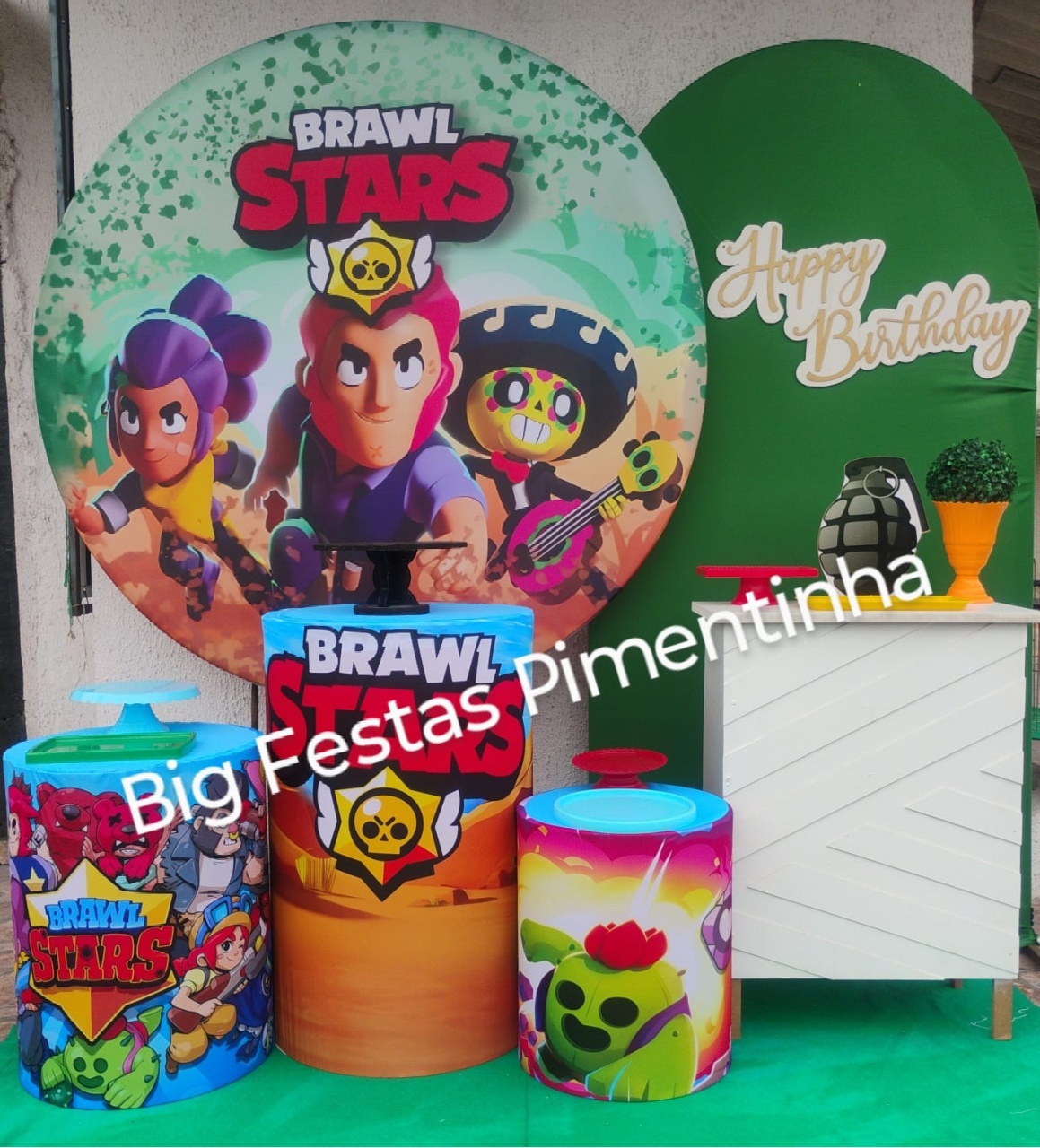 Kit Diamante Brawl Stars - big festas pimentinha