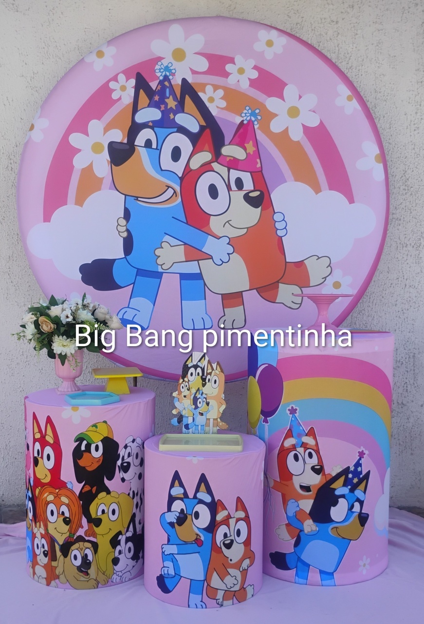 Kit Prata Blue Bingo 1 - big festas pimentinha