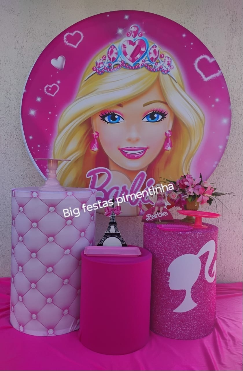 Kit Prata Barbie 1 - big festas pimentinha
