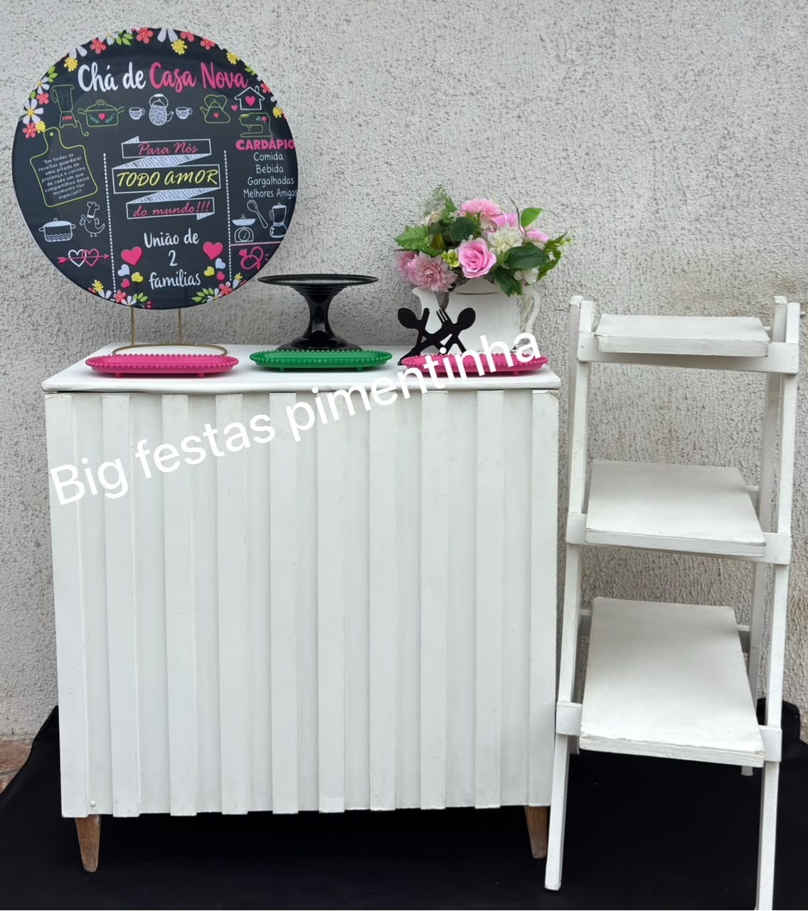 Kit Acessório Chá de Casa Nova - big festas pimentinha