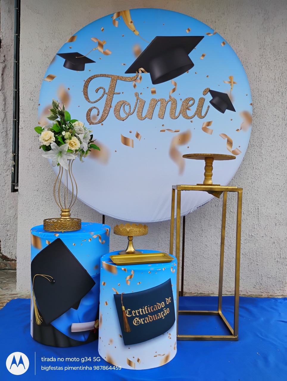 Kit Prata Composição Formatura 1 - big festas pimentinha