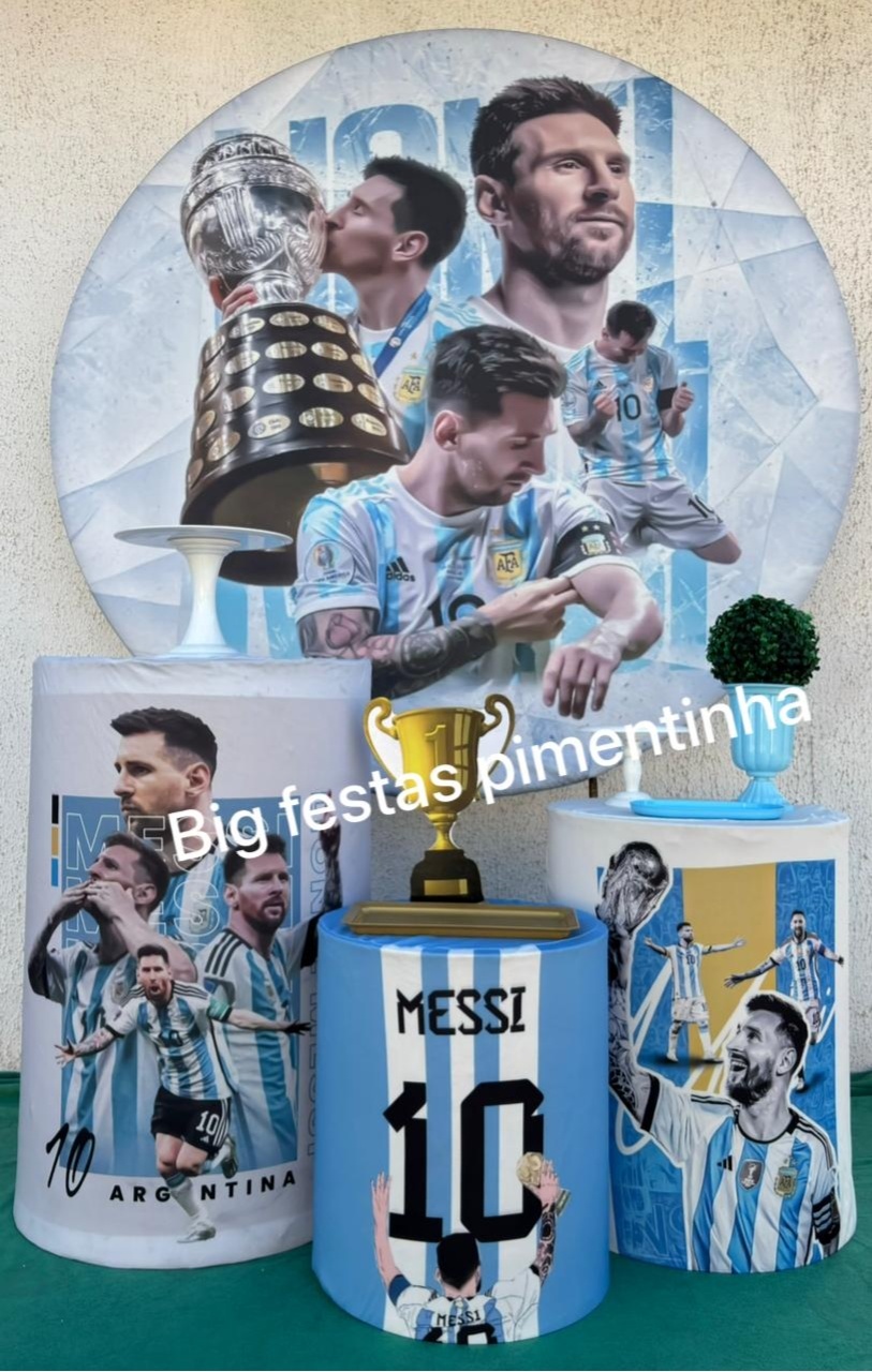 Kit Prata Messi - big festas pimentinha