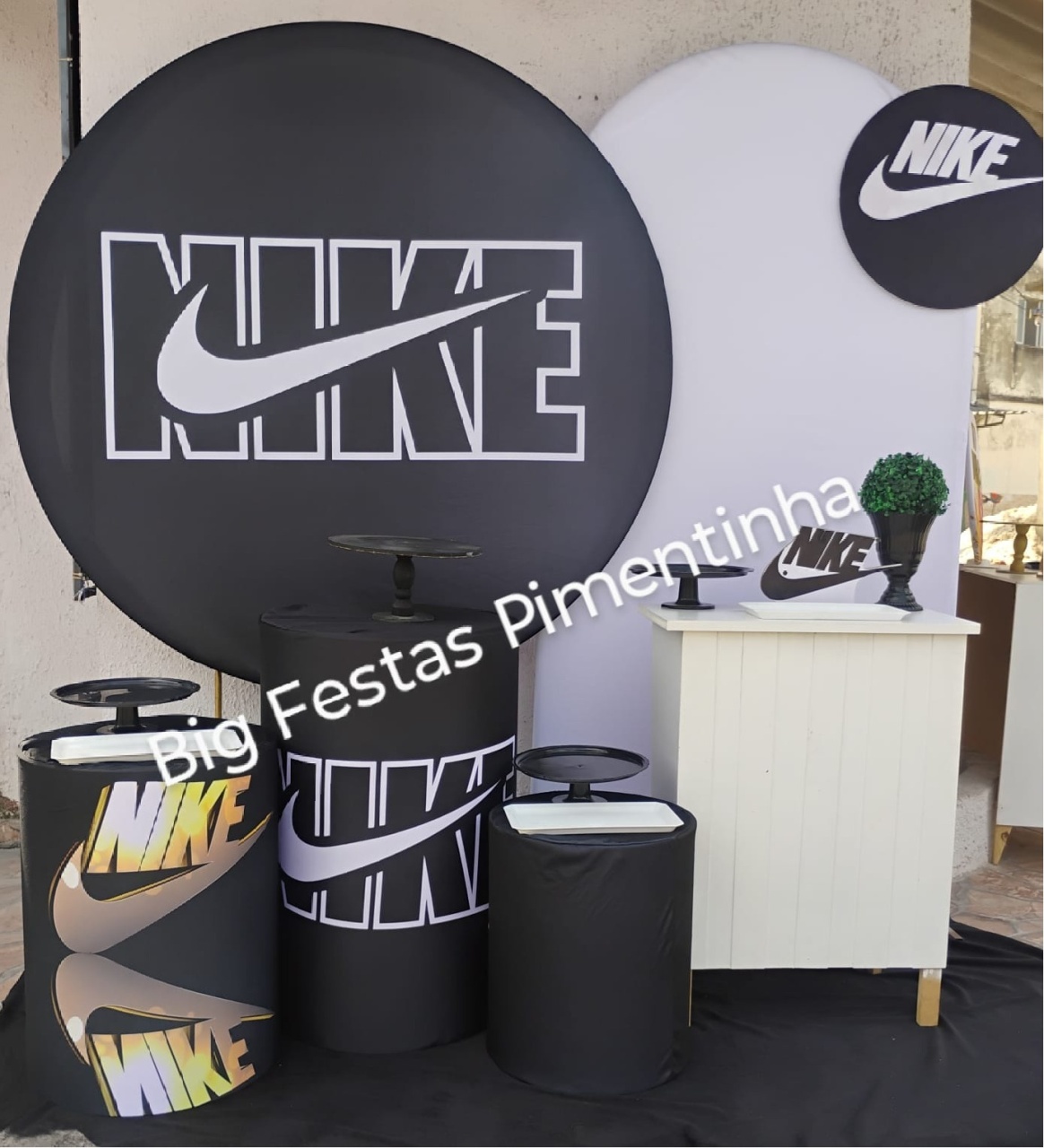 Kit Diamante Nike 1 - big festas pimentinha
