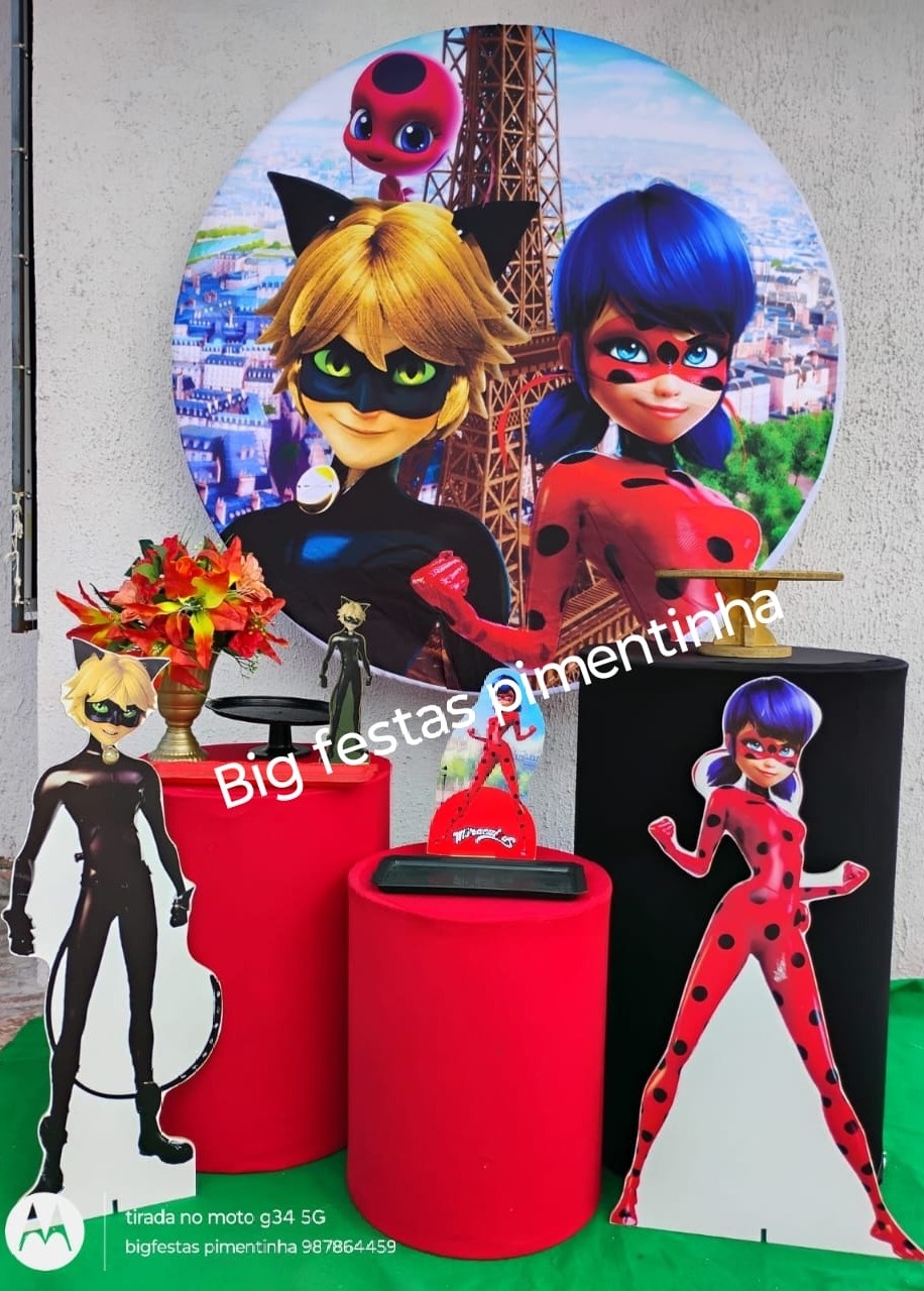 Kit Prata Ladybug - big festas pimentinha