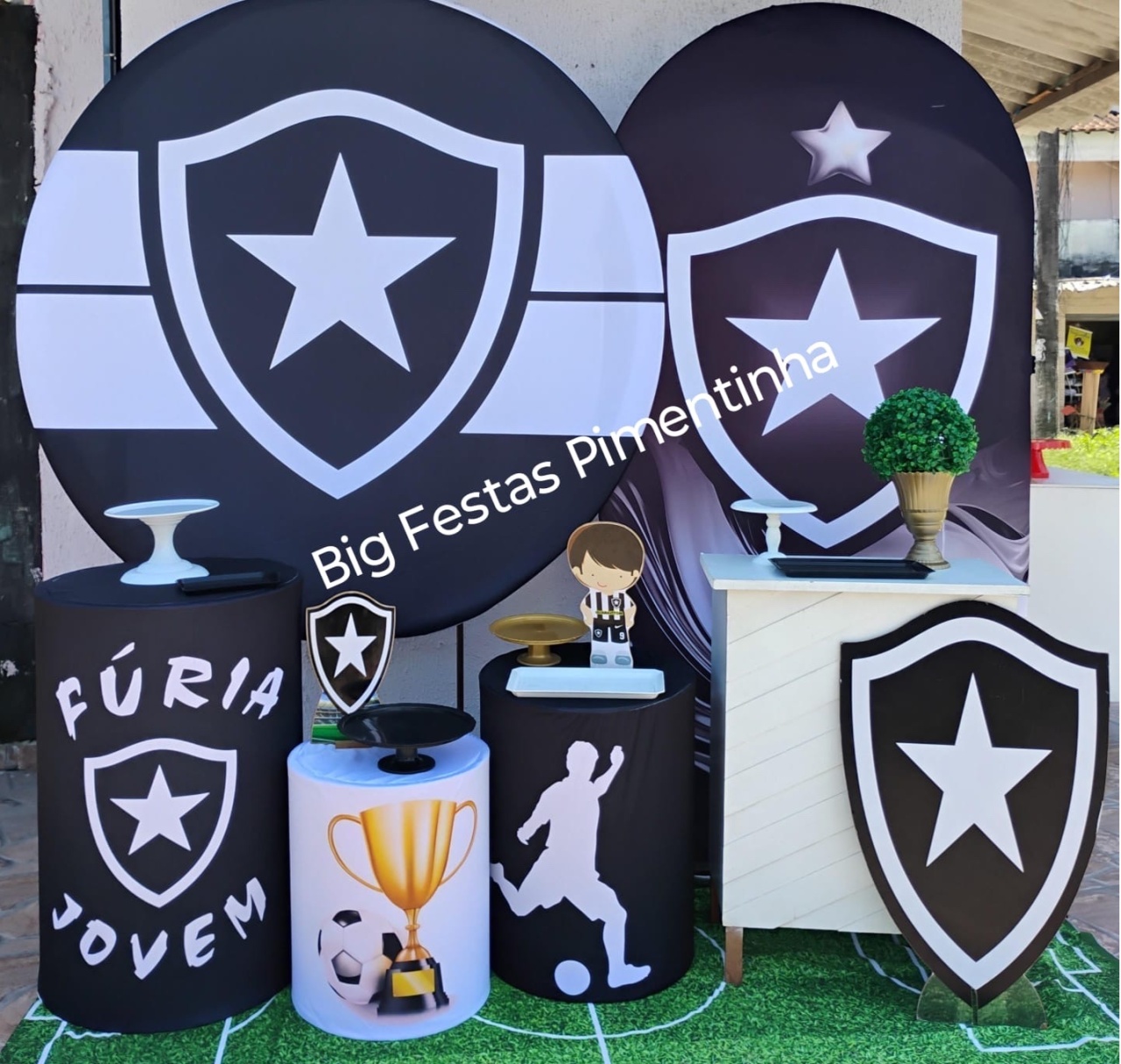 Kit Diamante Botafogo  - big festas pimentinha