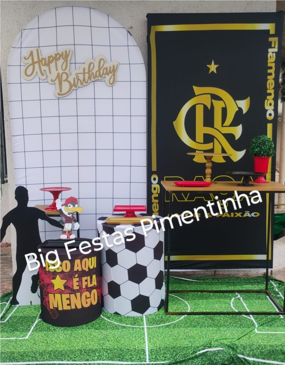Kit Composição Flamengo  - big festas pimentinha