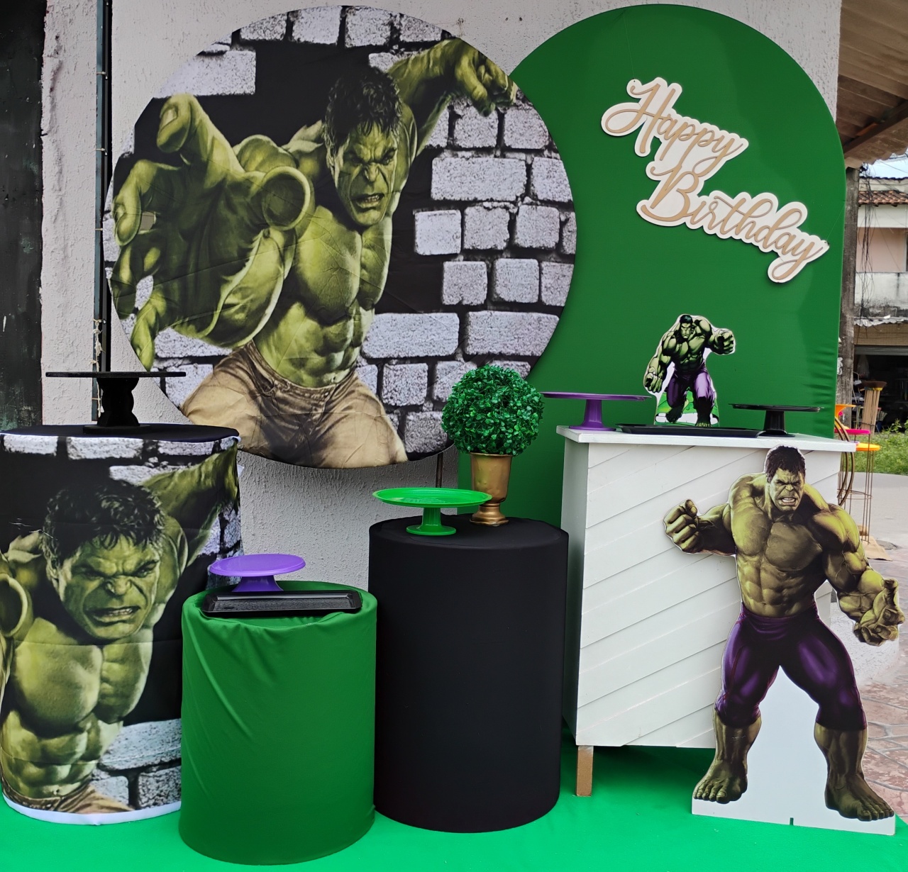 Kit Diamante Hulk 1 - big festas pimentinha