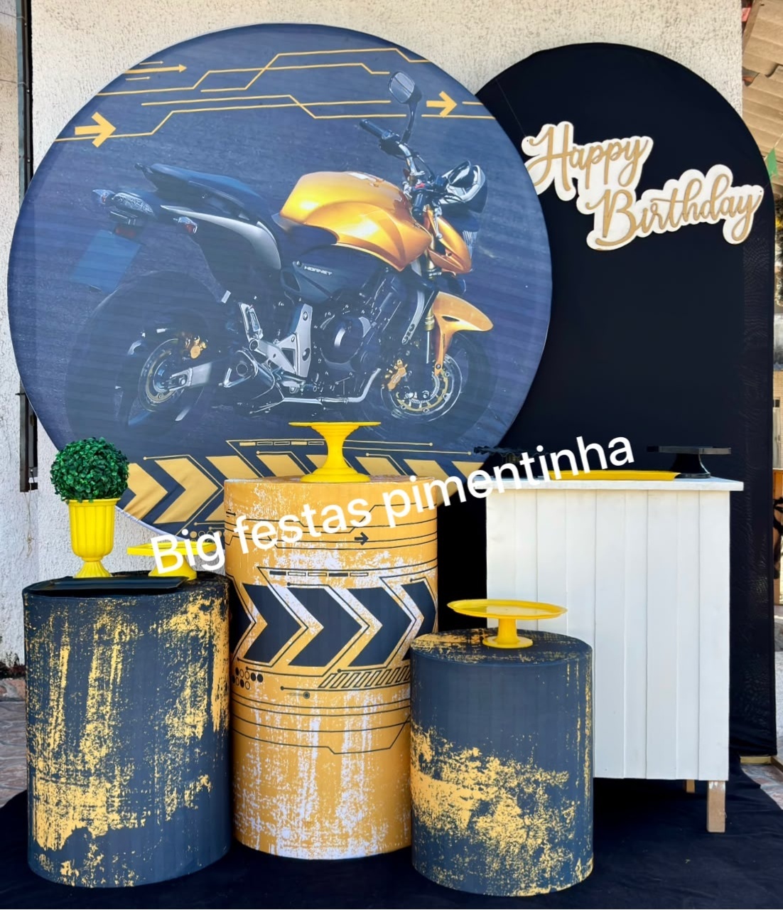 Kit Diamante Moto - big festas pimentinha
