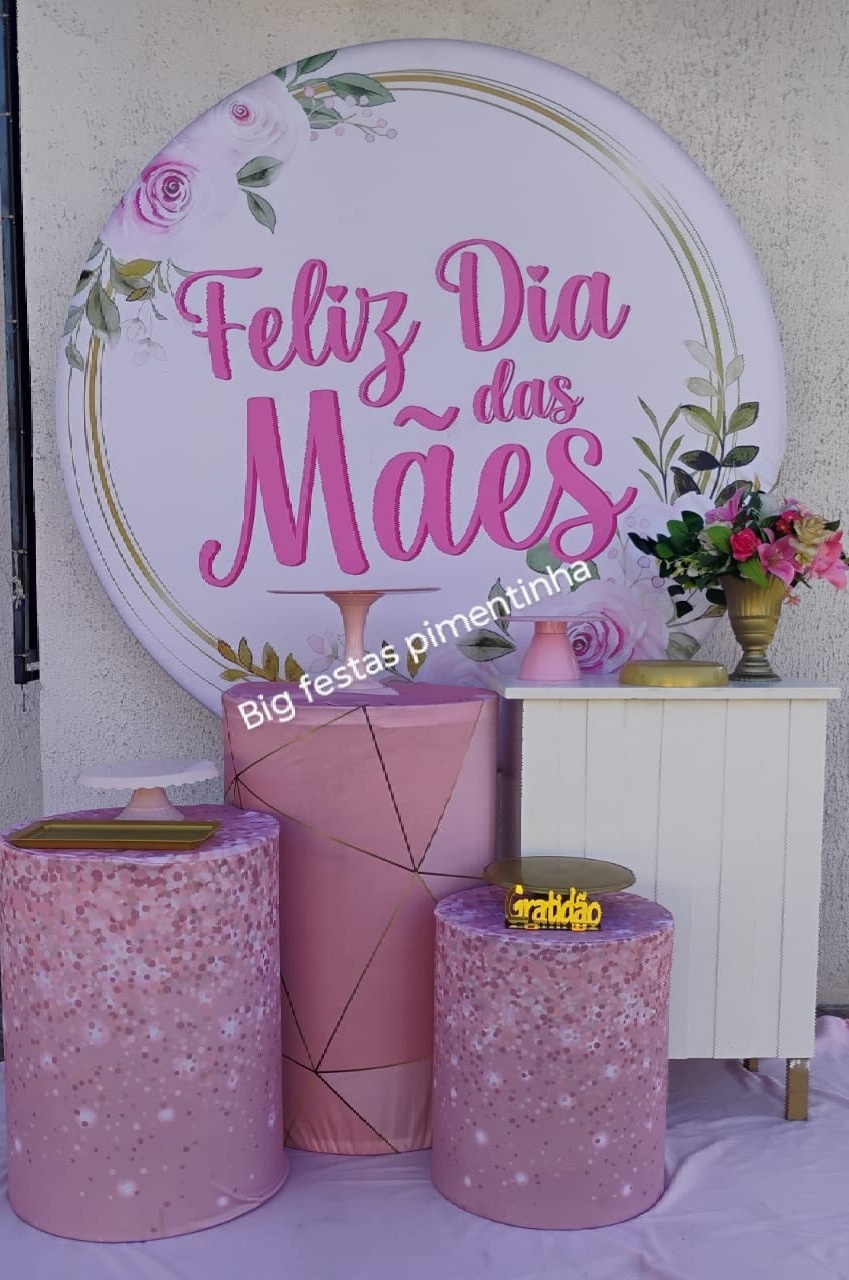 Kit Ouro Feliz Dia das Mães  - big festas pimentinha
