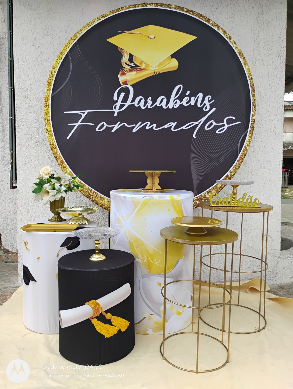 Kit Ouro Formatura 3 - big festas pimentinha