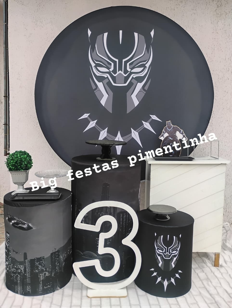Kit Ouro Pantera Negra - big festas pimentinha