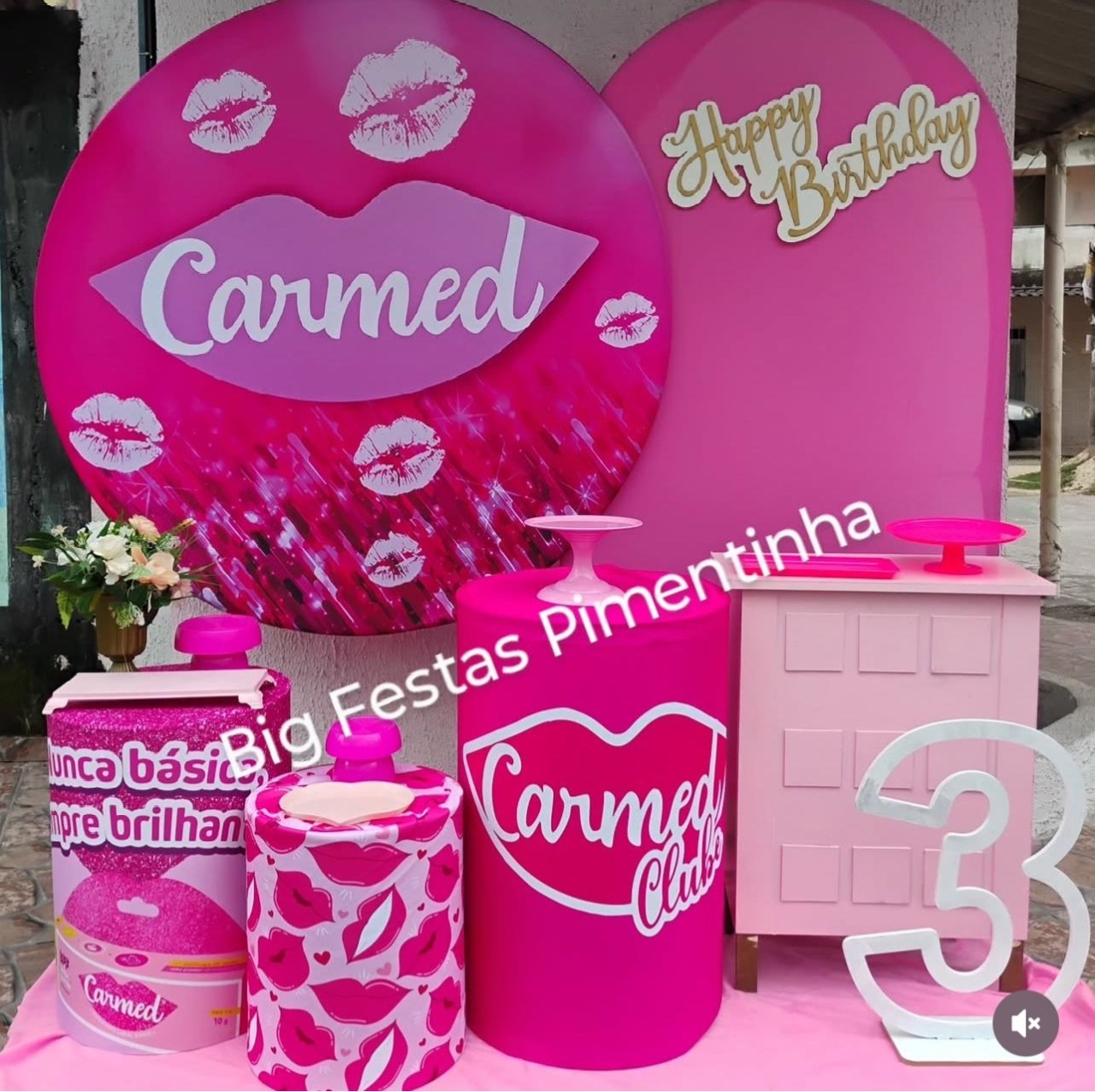 Kit Diamante Carmed - big festas pimentinha