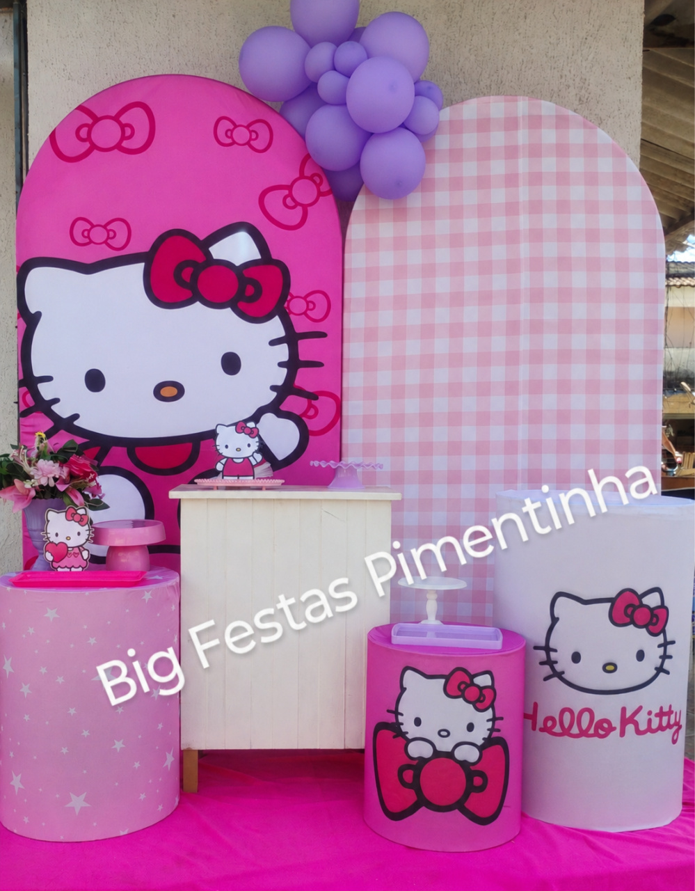 Kit Composição Hello Kitty - big festas pimentinha