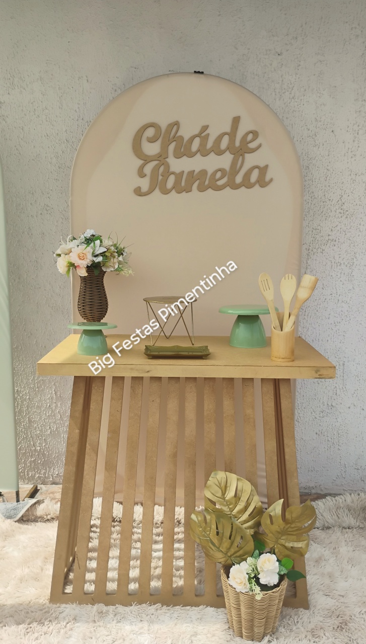 Kit Composição Ripa Chá de Panela - big festas pimentinha
