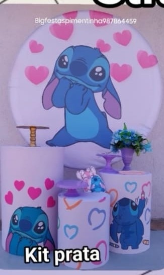 Kit Prata Stitch 3 - big festas pimentinha