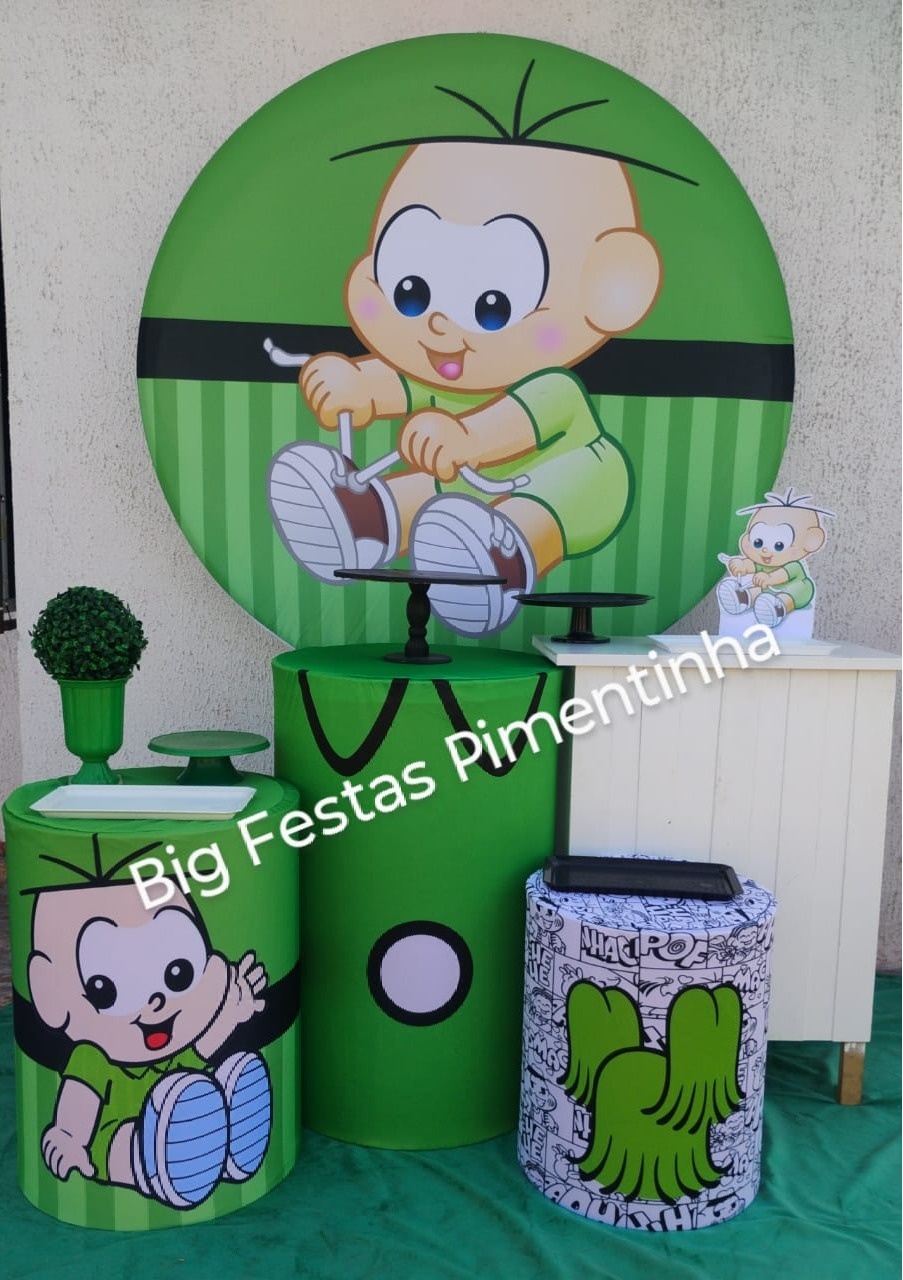 Kit Ouro  Cebolinha Baby - big festas pimentinha