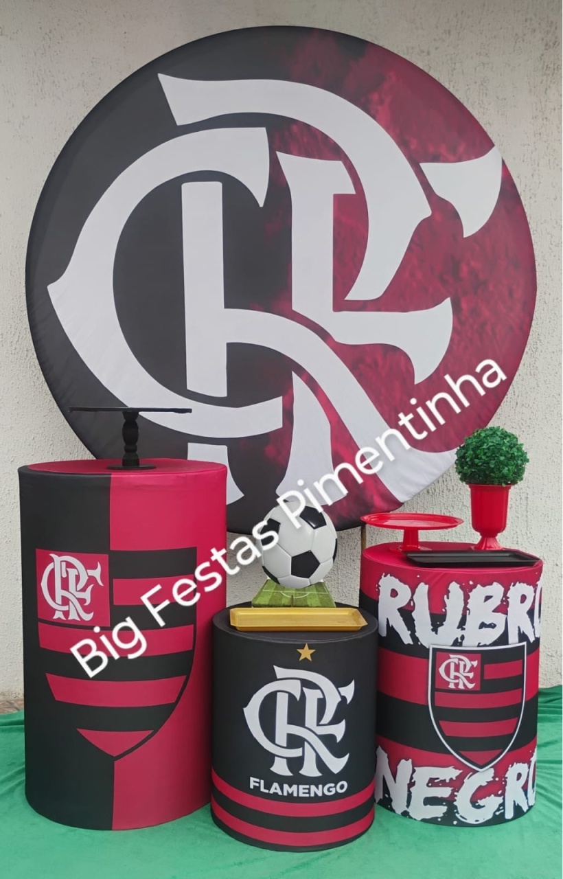 Kit Prata Flamengo 3 - big festas pimentinha