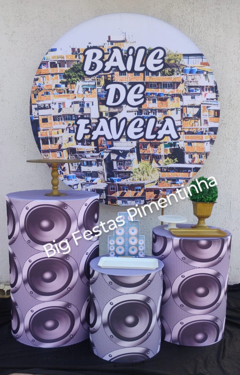 Kit Prata Baile de Favela 2 - big festas pimentinha