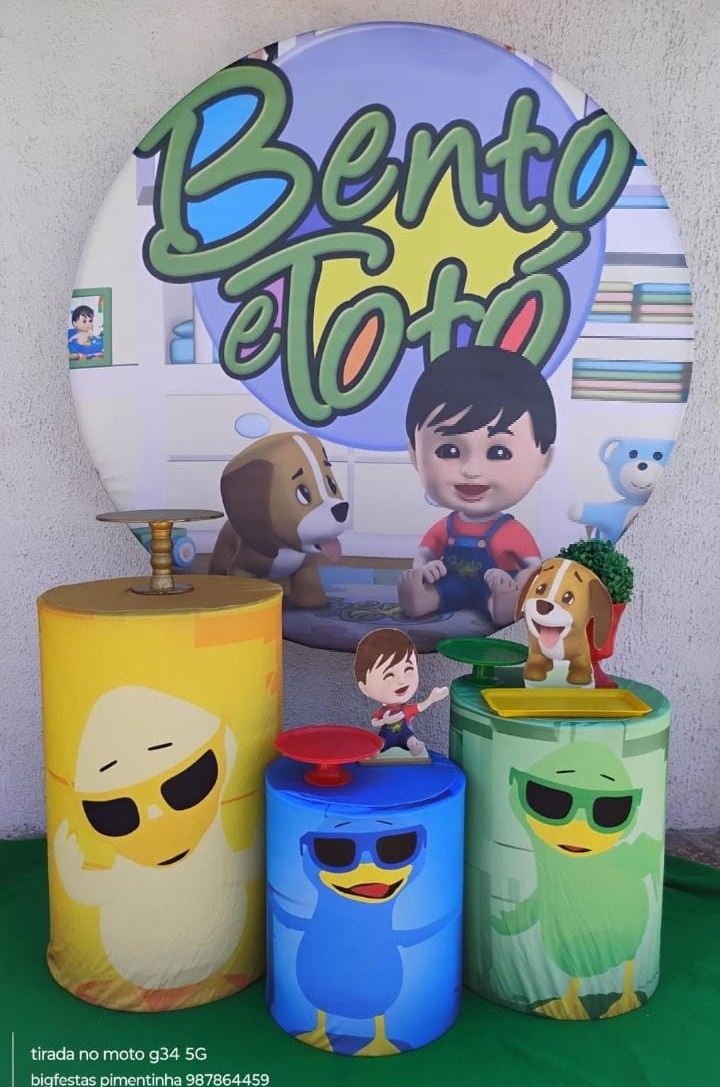 Kit Prata Bento E Toto - big festas pimentinha