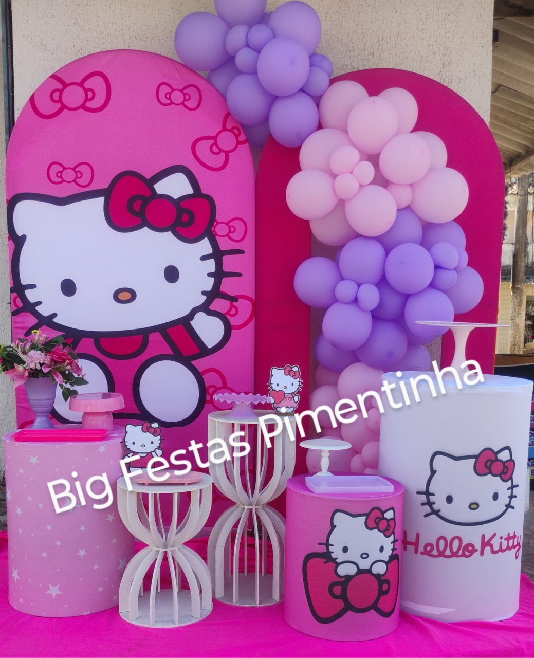 Hello Kitty Composição 3 - big festas pimentinha