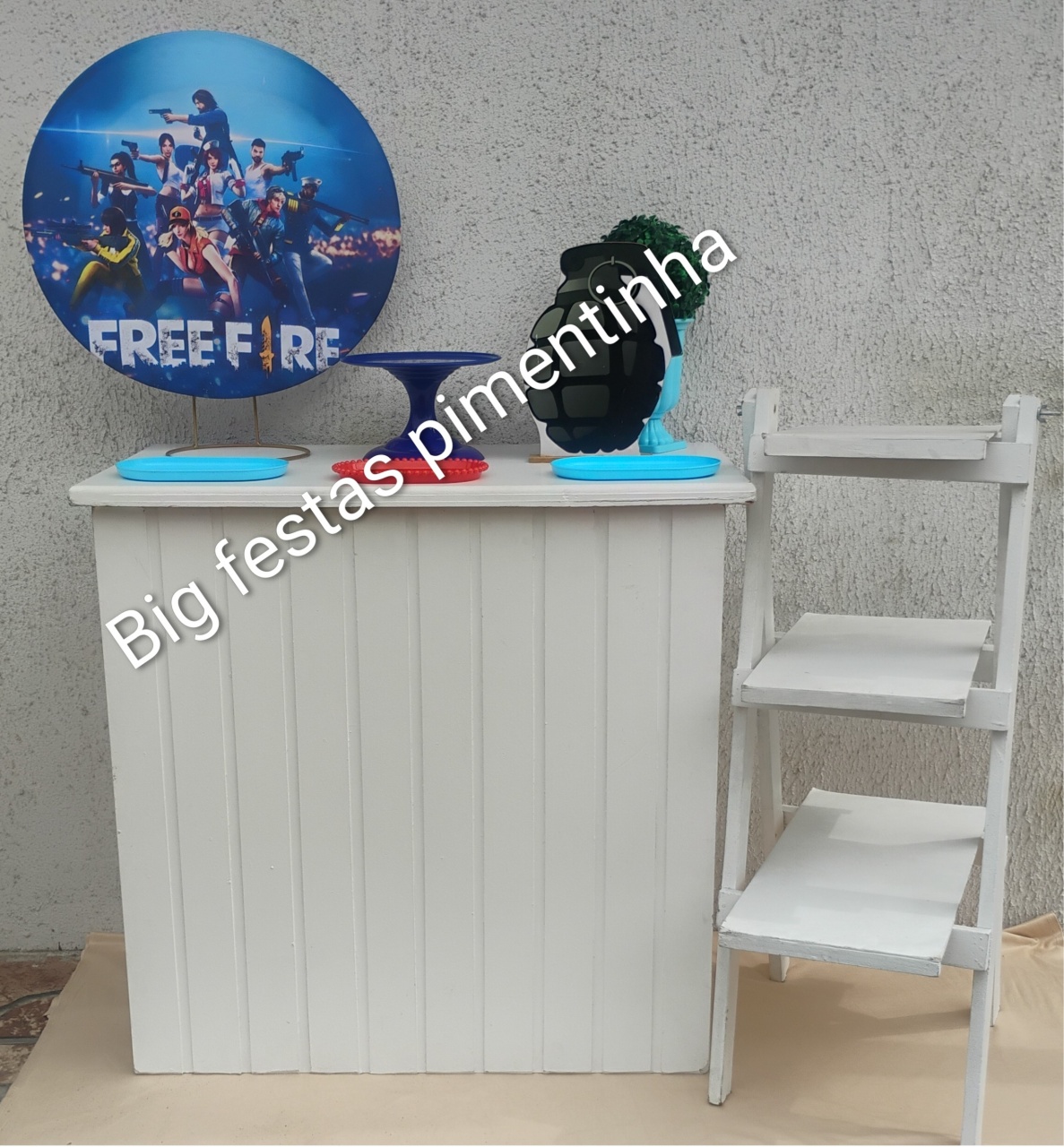 Kit Acessórios Free Fire 2 - big festas pimentinha