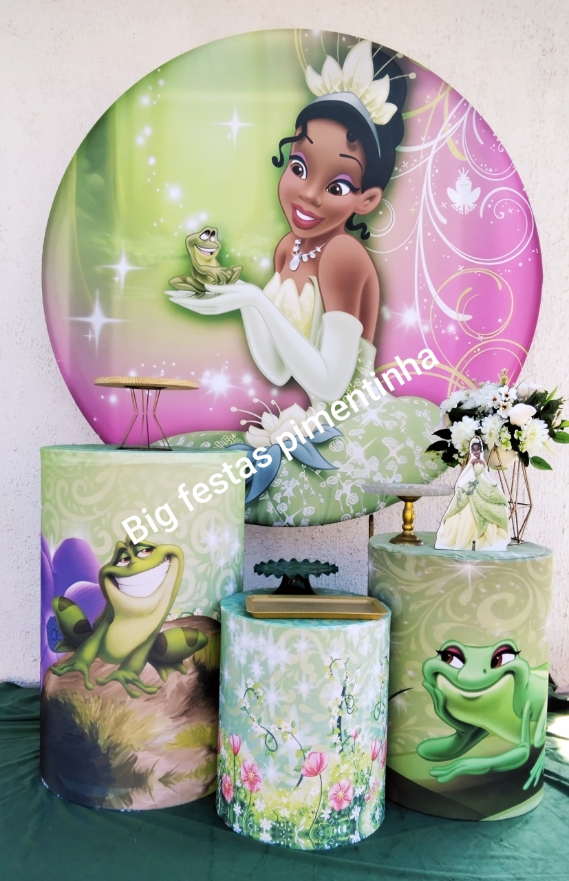 Kit Prata Princesa E O Sapo/ Tiana - big festas pimentinha