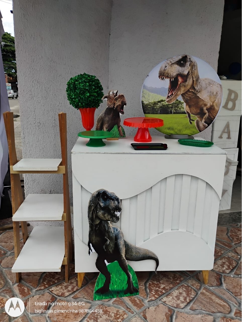 Kit Acessórios Dinossauro - big festas pimentinha