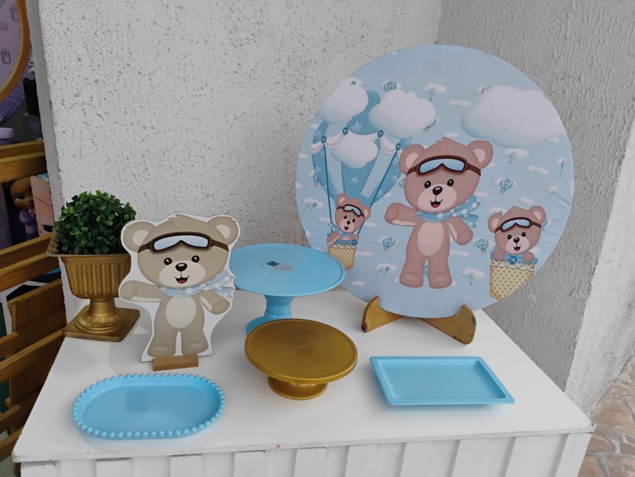 Kit Acessórios Chá de Bebe Menino - big festas pimentinha