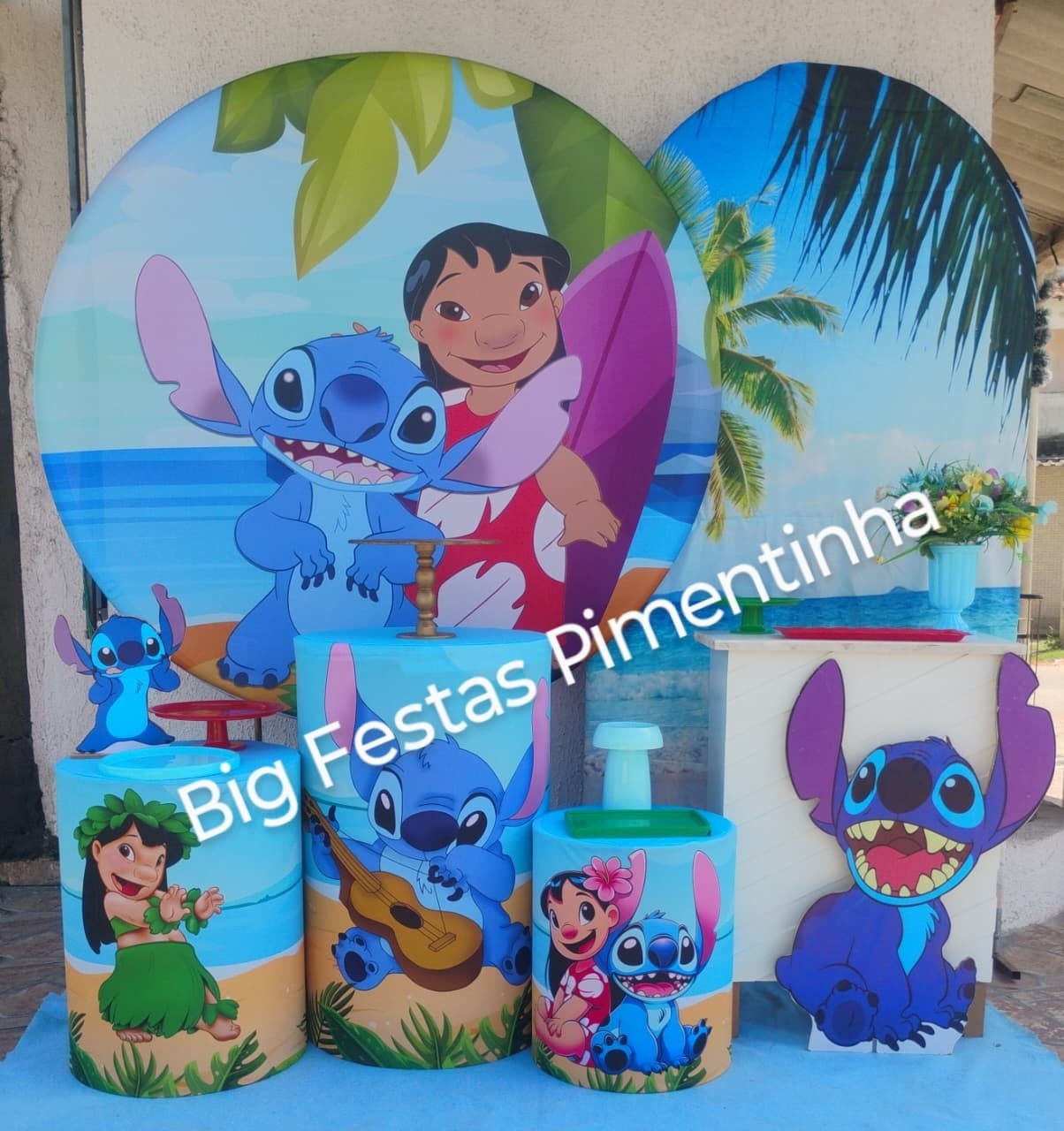 Kit Diamante  Lilo E Stitch  - big festas pimentinha