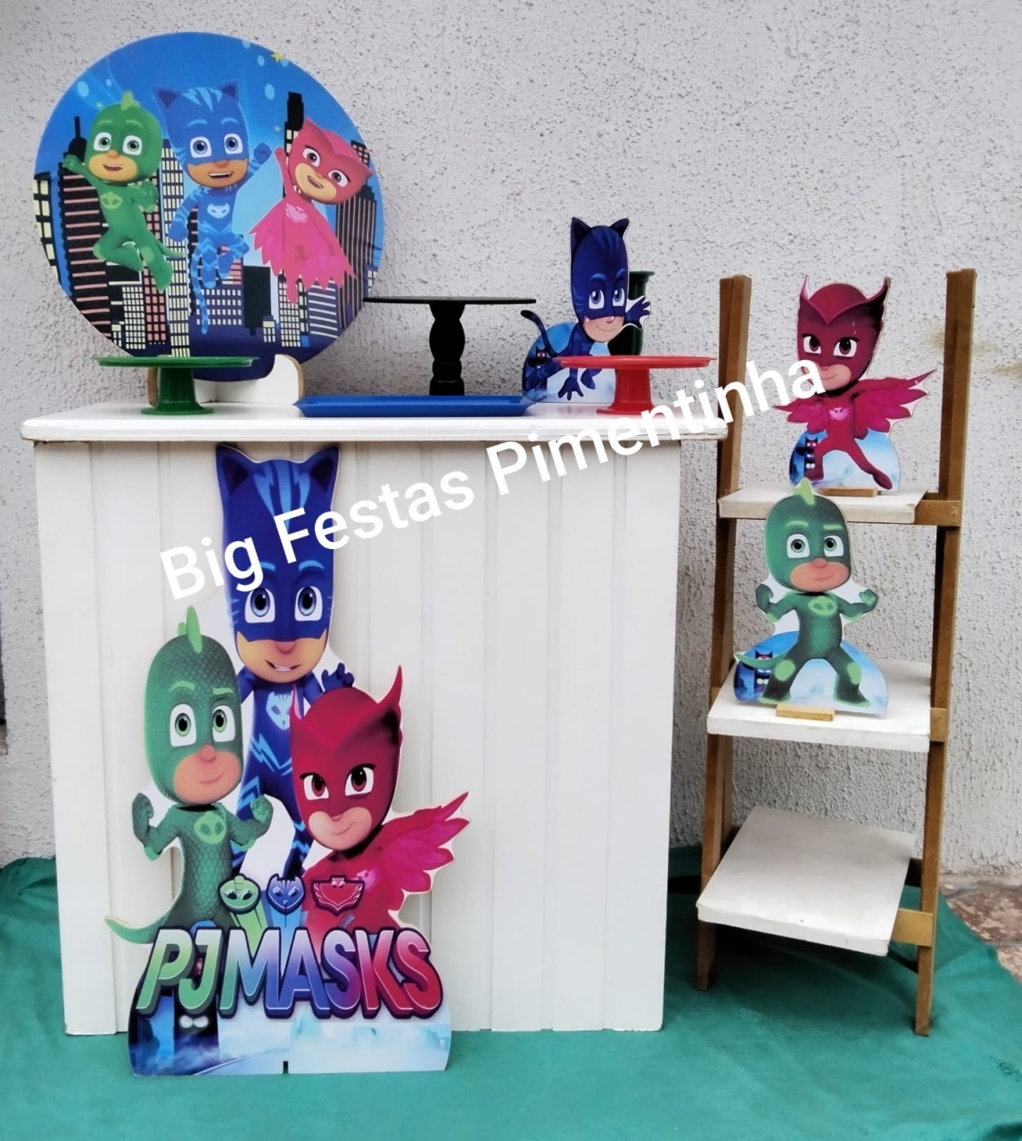 Kit Acessório Pjmask  - big festas pimentinha